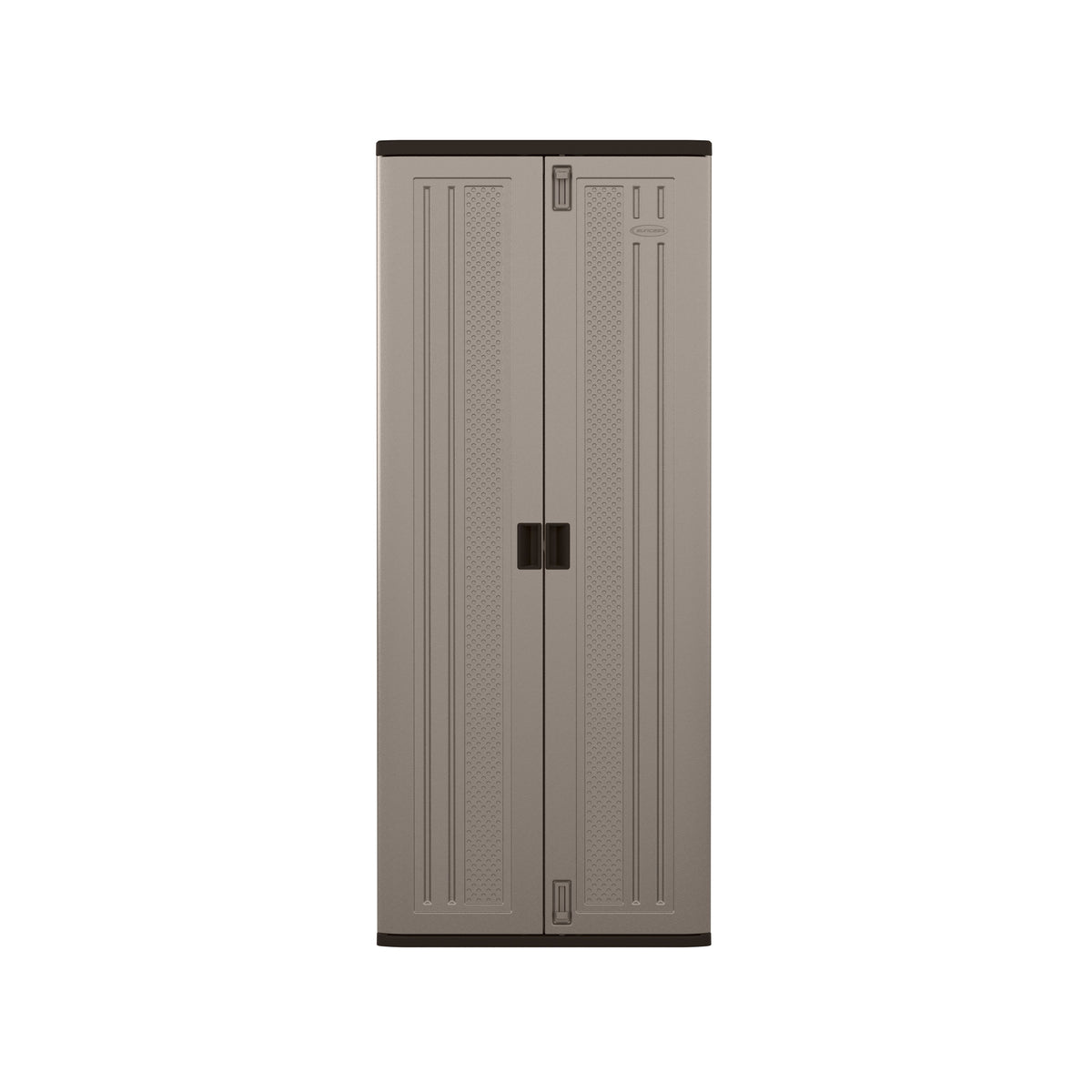 3-Shelf Resin Base Garage Cabinet Locker, Gray
