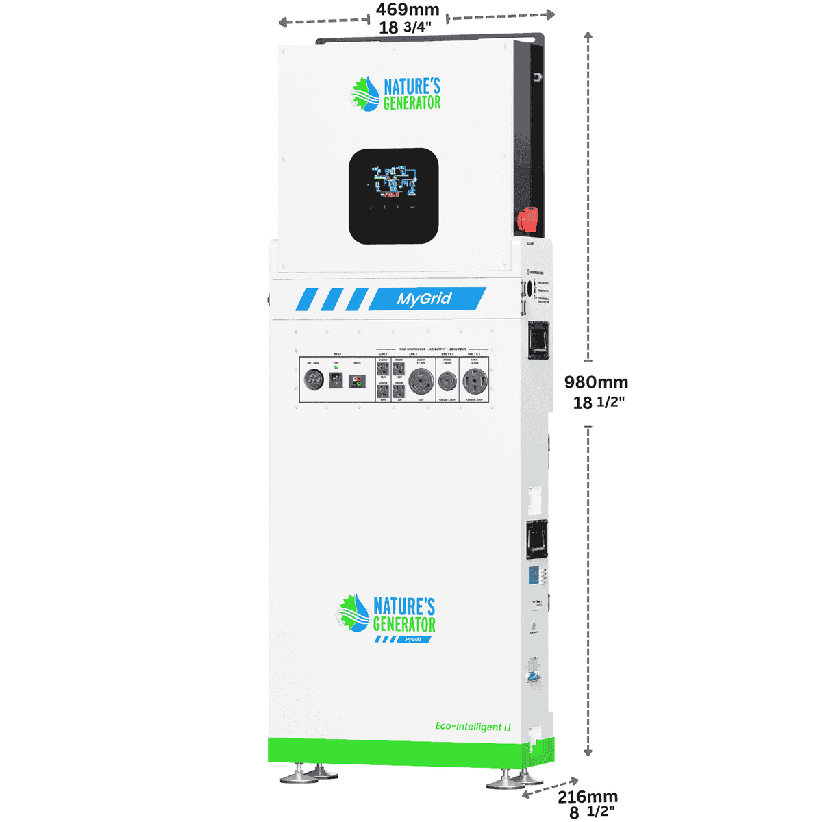 MyGrid 10K Gen 2 Solar and Wind Generator for Home