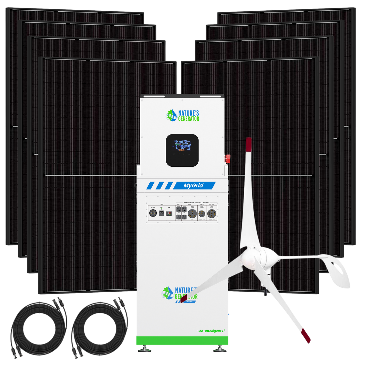 MyGrid 10K Gen 2 Solar and Wind Generator for Home