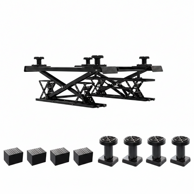 7000 LBS Portable Car Lift, Heavy Duty Quick Jack with 26.8" Max Height, Extended-Length Plates, 120V Power Unit, for Cars, Suvs, Light Trucks, Shop Use or Garage, Black